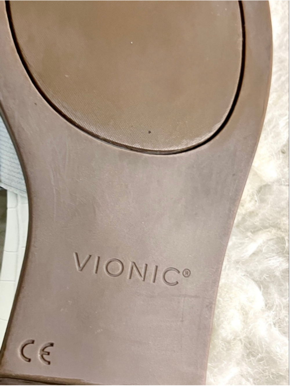 Vionic Citrine Demi slide sandals in white leather women size 7 - Picture 7 of 8
